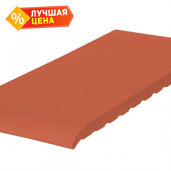 Клинкерный подоконник KING KLINKER 01 Ruby red, 220*120*15 мм